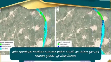 وزير الري يكشف عن تقنيات الأقمار الصناعية المتقدمة لمراقبة ورد النيل والحشائش في المجاري المائية